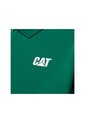 Camiseta Polo Hombre Cat Cat Logo Jersey Polo Morado CAT de CAT