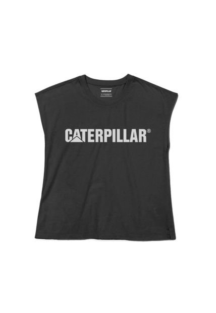 Camiseta CATERPILLAR LOGO TEE Negro MUJER 4010326-62B CAT