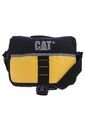 Bolso Manos Libres Negro-Amarillo Caterpillar Small Messenger Iron de CAT