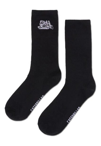 Medias CAT Hombre AOP CREW SOCK Negro CAT