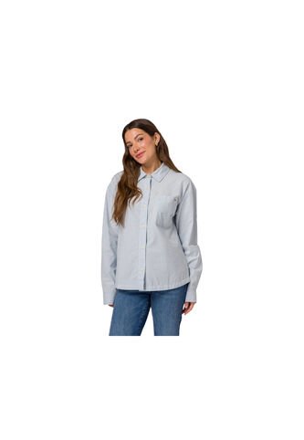 Camisa CAT Mujer OVERSIZED POPLIN SHI Azul CAT CAT