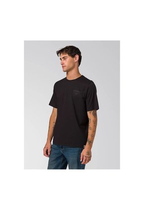 Camiseta Hombre CAT HERITAGE PEORIA GRAP Negro CAT