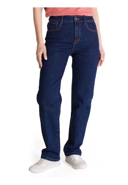 Pantalon Mujer CAT DENIM HIGH-RISE STRA Azul CAT