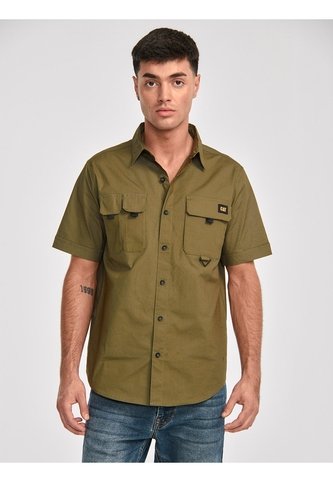 Camisa Hombre CAT UTILITY S/S SHIRT Verde CAT CAT