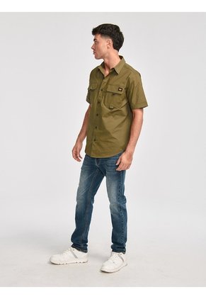 Camisa Hombre CAT UTILITY S/S SHIRT Verde CAT
