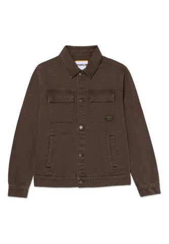 Chaqueta CAT Hombre DENIM WORK JACKET Café CAT CAT