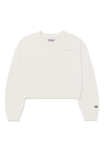 Buzo CAT Mujer W RELAXED FRENCH TER Blanco CAT