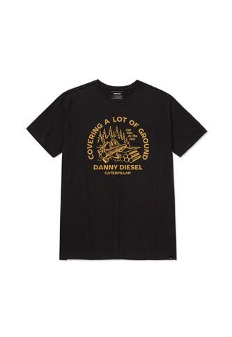 Camiseta Hombre CAT RETRO DANNY DIESL G Negro CAT CAT