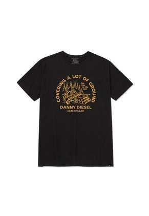 Camiseta Hombre CAT RETRO DANNY DIESL G Negro CAT