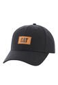 GORRA CAT NEGRA MUJER LOGO LEATHER PATCH H 2120618-MLG CAT de CAT