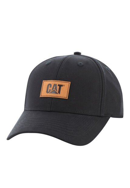 GORRA CAT NEGRA MUJER LOGO LEATHER PATCH H 2120618-MLG CAT