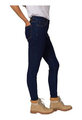 Pantalon CAT Mujer STRETCH DENIM MID-RI Azul CAT