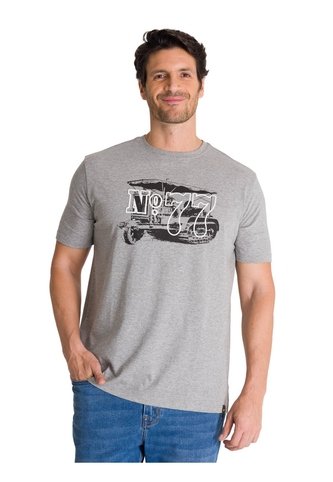 Camiseta Hombre CAT HERITAGE NO 77 TEE Gris CAT CAT