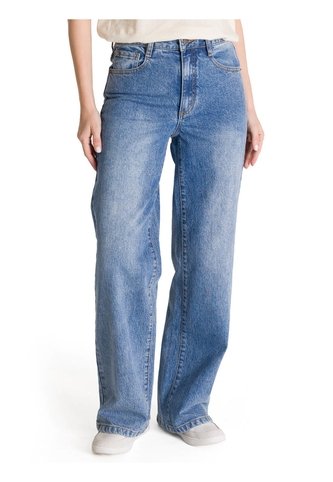 Pantalon Mujer CAT DENIM WIDE LEG Azul CAT CAT
