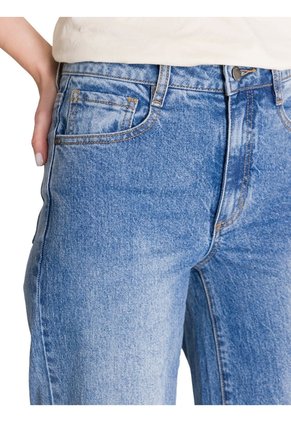 Pantalon Mujer CAT DENIM WIDE LEG Azul CAT