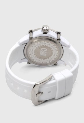 Reloj Blanco-Plateado CAT