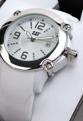Reloj Blanco-Plateado CAT