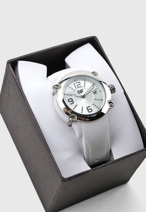 Reloj Blanco-Plateado CAT