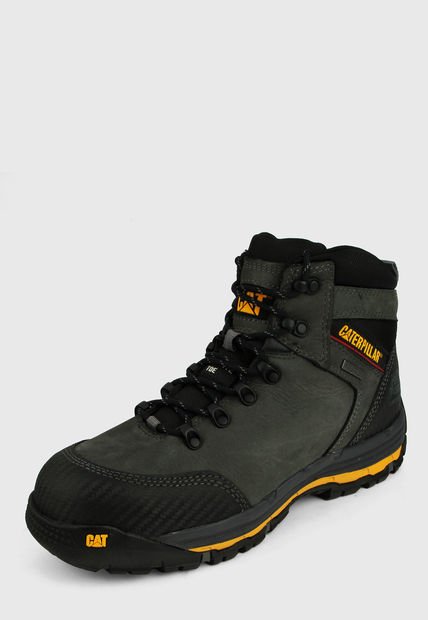Bota Outdoor Gris-Negro-Amarillo CAT - Compra Ahora | Dafiti Colombia