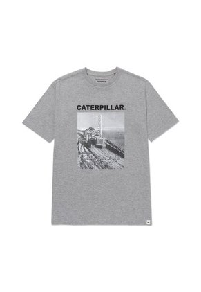 Camiseta Hombre CAT PROJECTS GRAPHIC TEE Gris CAT