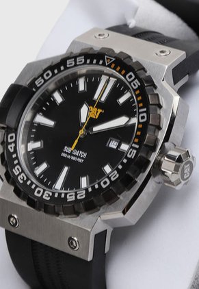 Reloj Plateado-Negro CAT