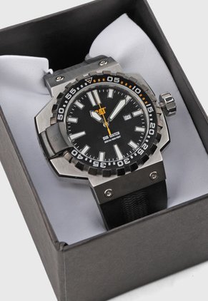 Reloj Plateado-Negro CAT