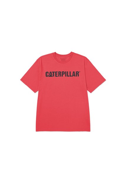 Camiseta Hombre Cat Caterpillar Logo Tee Negro CAT