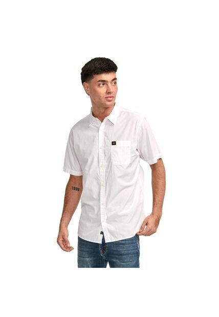 Camisa Hombre CAT POPLIN S/S SHIRT Blanco CAT