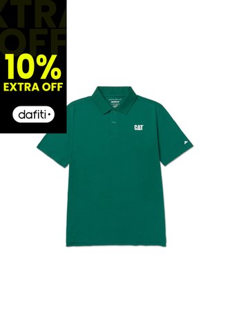Camiseta Polo Hombre Cat Cat Logo Jersey Polo Morado CAT CAT