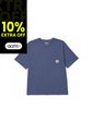 Camiseta Hombre Cat Solid Pocket Label Azul 2 CAT de CAT