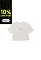 Camiseta Mujer Cat Crop Metallic Graphi Blanco CAT de CAT