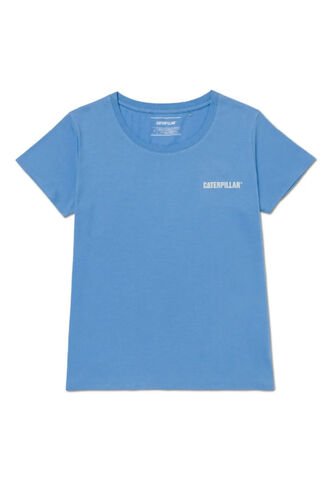 Camiseta CAT Mujer W CATERPILLAR LOGO T Azul CAT CAT