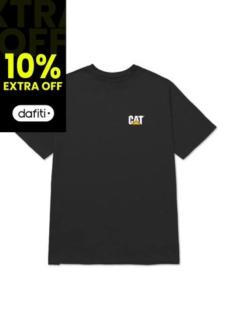 Camiseta CAT Hombre CAT SMALL LOGO TEE Negro CAT CAT