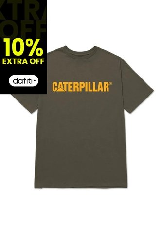 Camiseta CAT Hombre CATERPILLAR LOGO TEE Verde CAT CAT