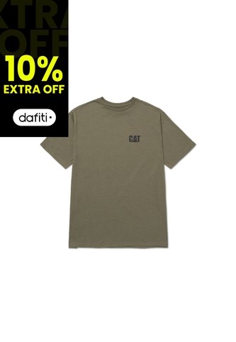 Camiseta CAT Hombre CAT SMALL LOGO TEE Verde CAT CAT
