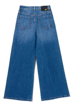 Pantalon CAT Mujer DENIM WIDE LEG Azul CAT