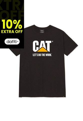 Camiseta Hombre CAT DO THE WORK GRAPHIC Negro CAT CAT