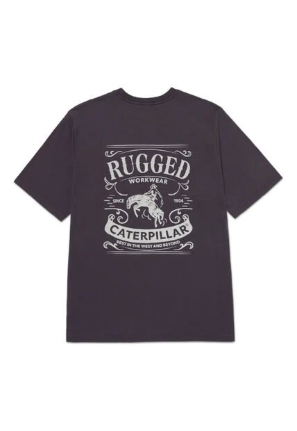 Camiseta CAT Hombre WESTERN GRAPHIC TEE Gris CAT