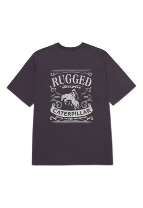 Camiseta CAT Hombre WESTERN GRAPHIC TEE Gris CAT