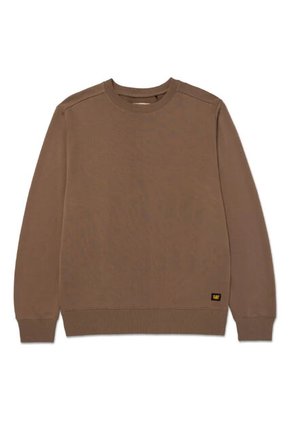 Buzo CAT Hombre FRENCH TERRY CW NECK Gris CAT