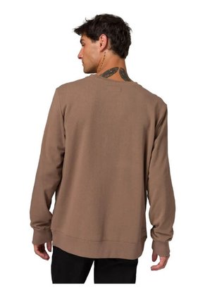 Buzo CAT Hombre FRENCH TERRY CW NECK Gris CAT