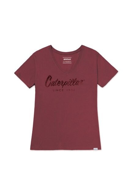 Camisa MUJER CATERPILLAR SCRIPT V 4010473-2WH CAT