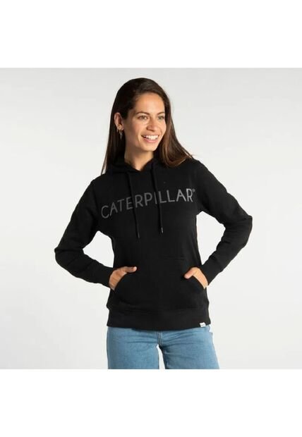 Saco W Fdtn Logo Fleece H - Pitch Black 4050007-MLG CAT