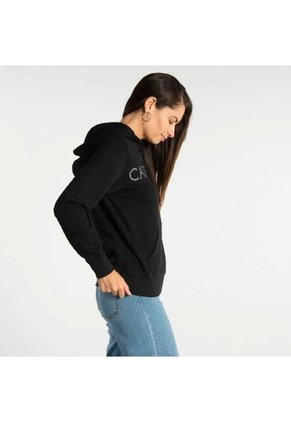 Saco W Fdtn Logo Fleece H - Pitch Black 4050007-MLG CAT