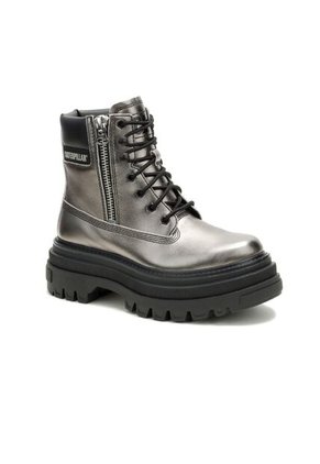 Bota Mujer CAT BOLDER ZIP Plateado CAT