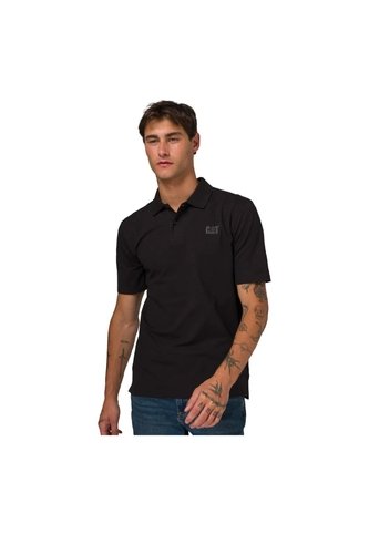 Camisa Polo CAT Hombre CAT LOGO PIQUE POLO Negro CAT CAT
