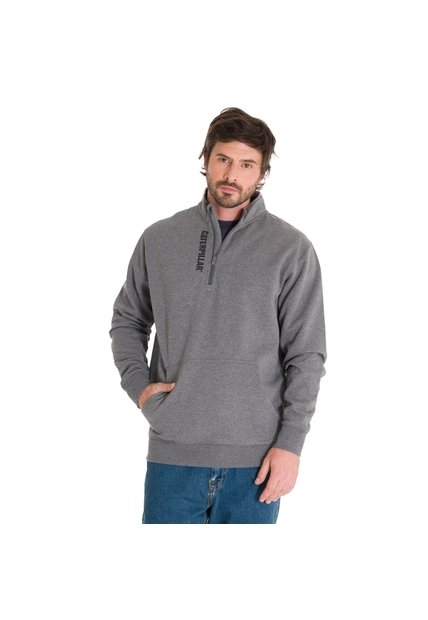 Buzo CAT Hombre MIDWEIGHT QUARTER ZI Gris CAT
