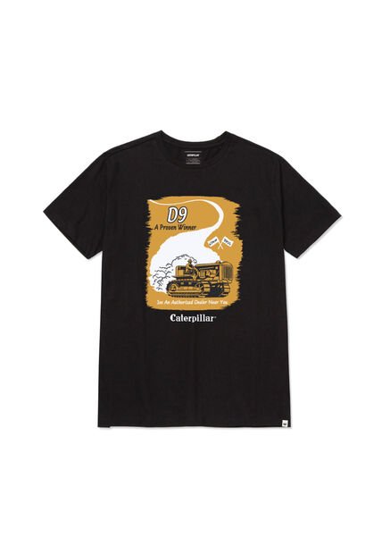 Camiseta Hombre CAT D SERIES GRAPHIC TEE Negro CAT