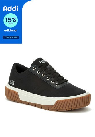 Tenis Mujer CAT AMP CANVAS Negro CAT CAT
