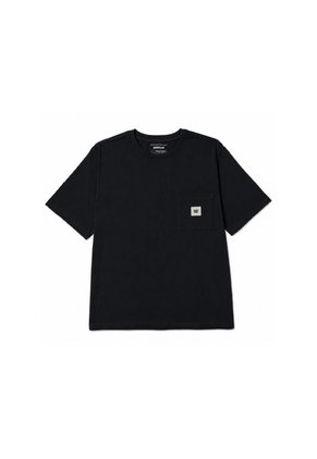 Camiseta Hombre Cat Solid Pocket Label T Negro CAT